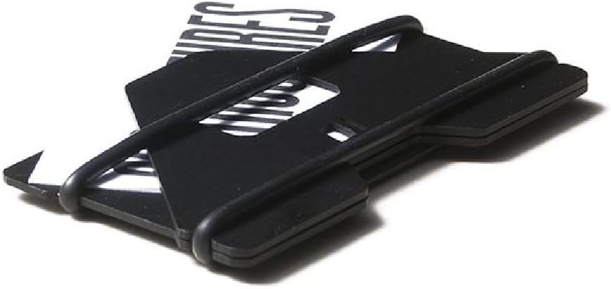 Obstructures Hardcoat Anodized Aluminum Plate Wallet (A2 Black)