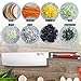 KEEMAKE Nakiri Knife Japanese Vegetable Knife 7 Inch, Sharp German High Carbon Stainless Steel Asian Kitchen Knife, Usuba Knife with Red Pakkawood Handle