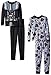 Star Wars Big Boys' Vader Costume 4-Piece Pajama Set, Black, 8