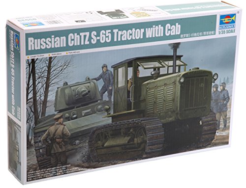 Trumpeter ChTZ S-65 Russian Tractor with Cab Vehicle Model Kit, Scale 1/35