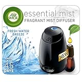 Air Wick Essential Mist, Essential Oil Diffuser, (Diffuser + 1 Refill), Fresh Water Breeze, Air Freshener