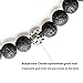 PWMEN Lava Bracelet,Mala Beads OM Buddha Pendant 7 Chakra Tibetan Buddhist Lava Rock Essential Oil Diffuser Meditation Wrap Necklace Bracelets(Lava,OM Buddha)