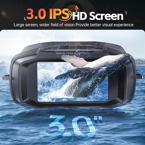 LBOYLOVE® Night Vision Goggles, Digital Infrared Night Vision Binoculars for Day and Night with 4K Video, 36MP Photo & 3" HD Screen, Suitable for Hunting, Camping & Security, Gift for Men Husband Dad