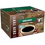 Caza Trail Coffee, Dark Roast, 100 Single Serve Cups