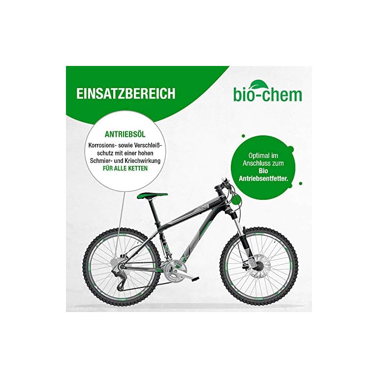 biochem FahrradKettenöl Antriebsöl 100 ml Tropfflasche