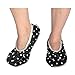 Snoozies Womens Touch Me Ballerina Slippers with Comfort Fit Split Sole