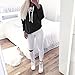 Pullover Sweatshirt, Misaky Women Autumn Long Sleeve Lace-up Tops Blouse (S, Black)