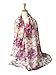 GERINLY Lightweight Shawl Scarfs for Hawaiian Blooming Flowers Beach Wrap Scarves