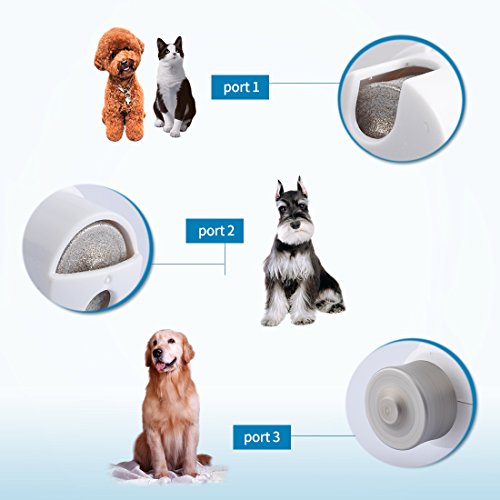 L&W BROS Dog Nail Grinders for Dogs & Cats Trimming Nails , Convenient Design with Two Batteries