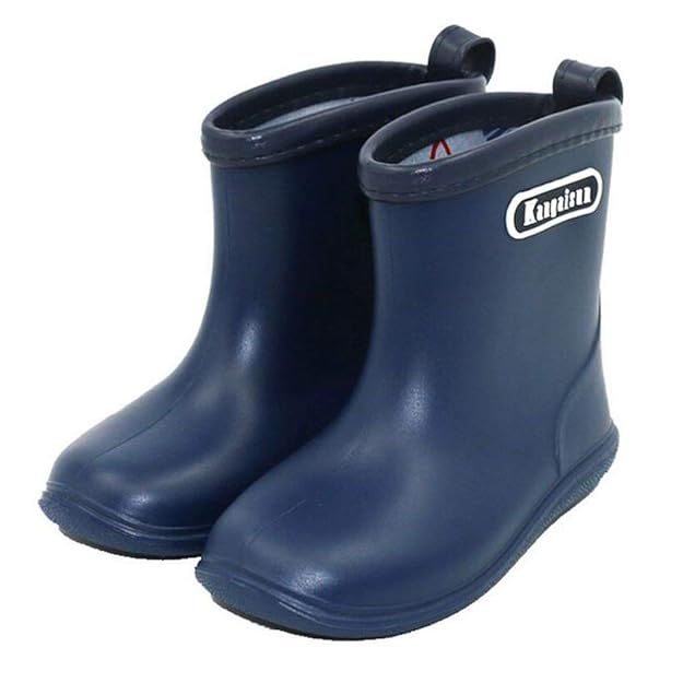 HAILI Kleinkind Baby Kinder Regen Stiefel,Soft Durable PVC Regenschuhe,Wasserdichte Rutschfeste Gummistiefel Wellington (21/2