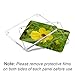 FoRapid 2 PCS 3-inch 2-Sided Clear Acrylic Refrigerator Magnetic Photo Frame-Elegant Frameless Display Fujifilm Mini 9 8 8+ 70 7s 90 25 26 50s Film/Cards/Memos/HP Pocket Photo Paper/2x3 Photo