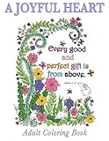 Christian Coloring Book: A Joyful Heart: Inspirational Quotes from the Bible (Volume 1) by Christian Coloring Ink .