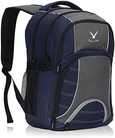 ShowRoom16 Durable School Backpack Laptop Computer Backpack Fits Most 17 Inch Laptops