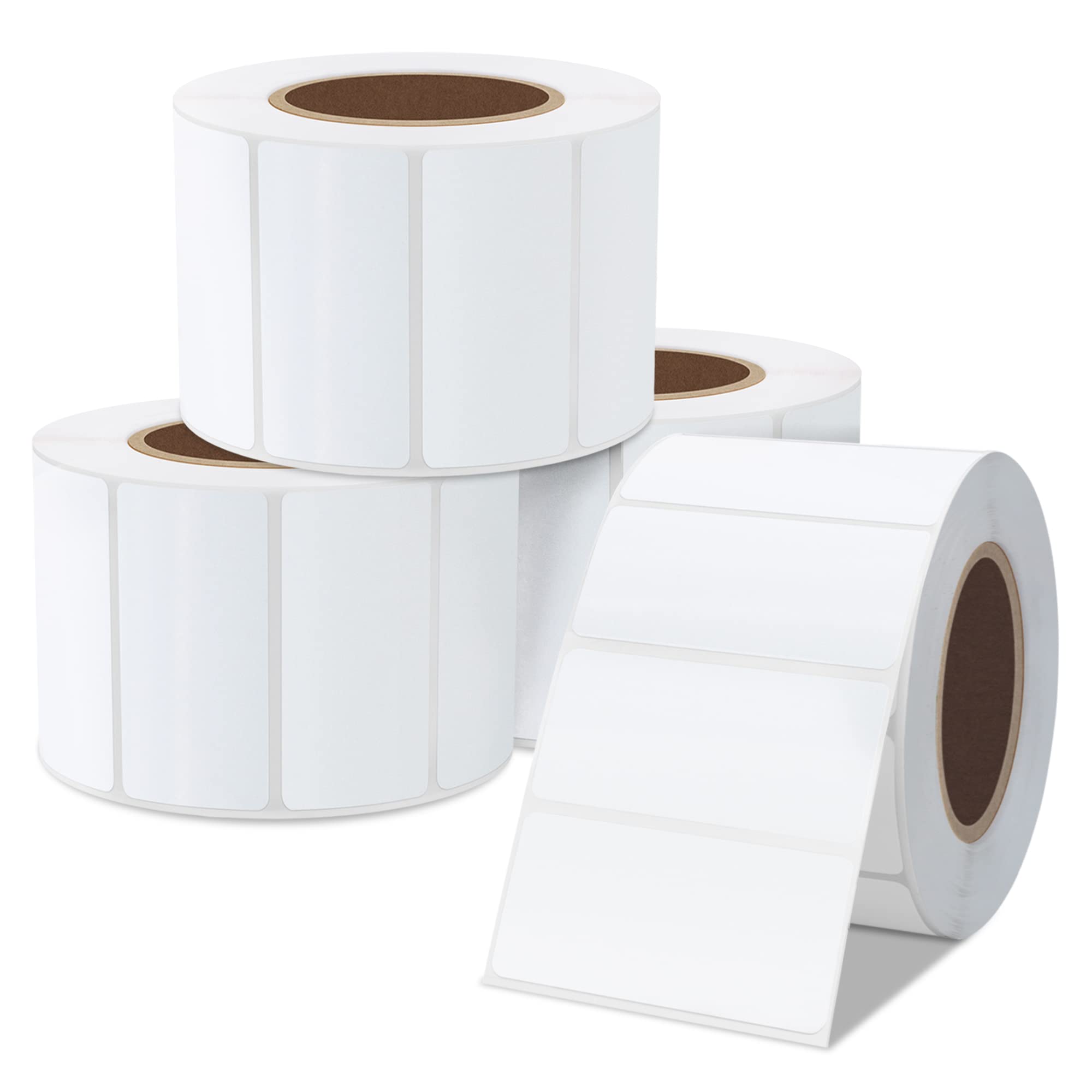 Hylabelest Direct Thermal Labels Address Label for UPC Barcodes White Address Shipping Labels Compatible with Printer Zebra Desktop Printers (White, 4 Rolls, 51×25mm)