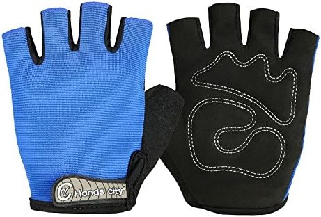 Hands City Breathable Gym Workout Gloves Crossfit Training Fitness Yoga Pilate Bodybuilding Gloves Non Slip Lightweight Cycling Work Women Men Gloves (Middle)