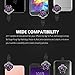 DOFLY Universal Professional HD Camera Lens Kit for iPhone 7 / 6s Plus / 6s / 5s and other devices, Cellphone ( 110 4K HD Wide Angle Lens 20x Super Macro Lens) (Black) OPEN BOX