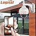 Logisaf 2.0 MegaPixel 1080P Pan/Tilt/Zoom PTZ Wireless WiFi IP Camera Network Outdoor Waterproof Dome Security Surveillance 16G Micro SD Card Built-in, 1920x1080 Resolution