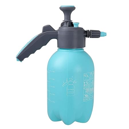 TOPREDO Garden Sprayer | Pump Pressure | Lawn Sprinkler | Water Mister | Spray Bottle | Herbicides | Pesticides | Fertilizers | Plants| Flowers Outdoor Kitchens 2.2 L Capacity (Aqua)