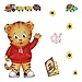 RoomMates RMK3992GM Daniel Tiger Peel and Stick Giant Wall Decals,Orange, Red, Yellow