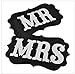 Mr and Mrs photo props, Mr and Mrs chair signs, wedding decorations, bride and groom signs, photo booth signs, unique wedding decor by UsaSales, US Seller