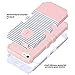 ULAK iPhone SE Case, iPhone 5 5S Case, Heavy Duty Protection Case with Hybrid High Soft Silicone + Hard PC Case Slim Fit for Apple iPhone 5/5S/SE (Minimal Rose Gold Stripes)