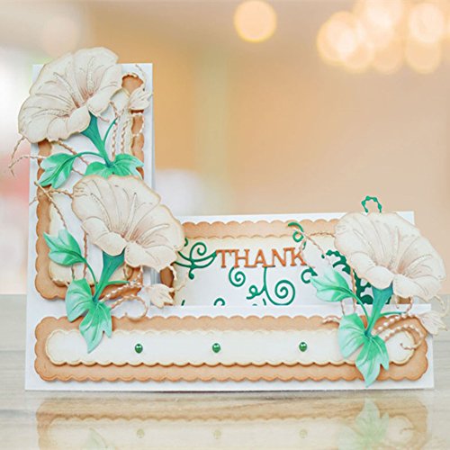 Potato001 Morning Glory Cutting Dies Stencil Album Scrapbooking Cards DIY Embossing Tool