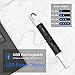 Arc Lighter USB Rechargeable Candle Lighter Flameless Electronic Lighter Windproof Plasma Long Neck Lighters with LED Battery Indicator for Candle,Fireworks,Grill,Barbecue,Stove (Black)thumb 1