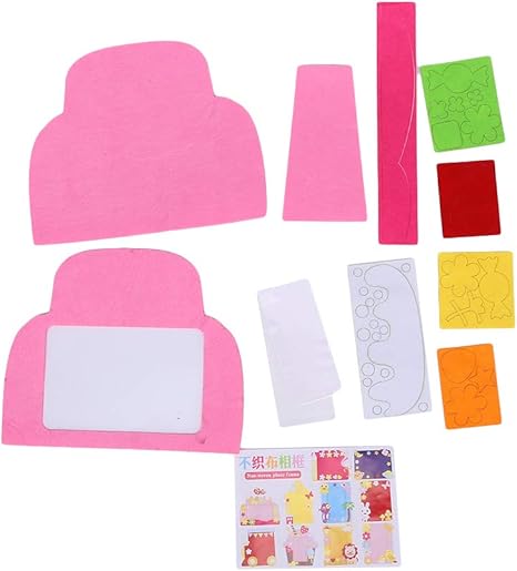 Amazon Co Jp Largesoy 写真立て ピクチャーフレーム 布フォトフレーム 写真フレーム 写真整理 装飾 手作り かわいい ピンク ホーム キッチン