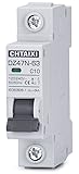 Chtaixi AC Miniature Circuit Breaker, 10 Amp