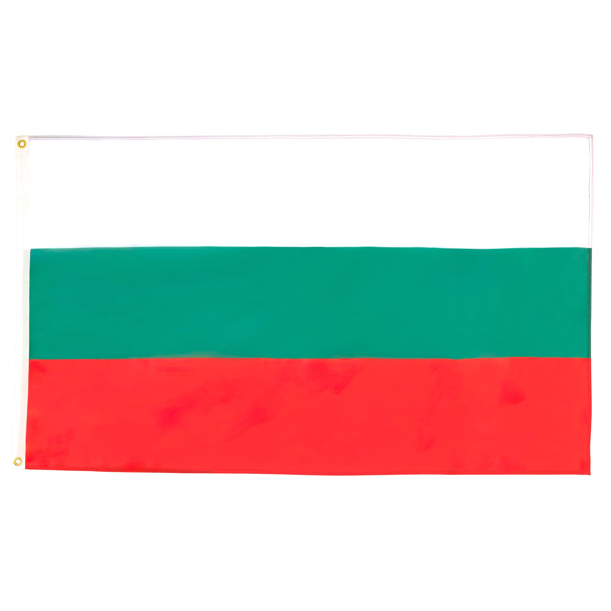 AZ FLAG - Bulgaria Flag - 3x5 Ft - Light Polyester Bulgarian Banner with Two Brass Eyelets - Fade Resistant - Vivid Colors - 3' x 5' Feet - 150x90 Cm — image 1