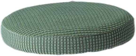 Breathable Round Bar Stool Cover Elastic Padding Cushion Protectors(Green), Picture 3, 38*38 cm