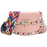 Mini Crossbody Bag, Bagerly 2017 New Fashion PU Leather Shoulder Bag For Women Girls (Pink)
