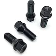 WayJun 4 Pcs Wheel Lug Nuts M14 X 1.25 Compatible with Select BMW F30 F35 F10 F02 E70 Models 36136781151