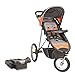 Eddie Bauer TrailGuide Jogger Travel System with SureFit Infant Car Seat, Blazing Orange