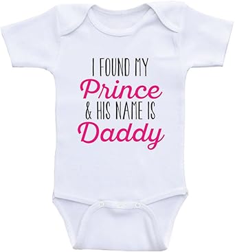 I Found My Prince Prince Daddy Bodysuit Baby Girl Clothes Daddy Daughter Clothes I Love My Daddy Fathers Day Gift Girls Clothing Clothing Bent Hospital Ir