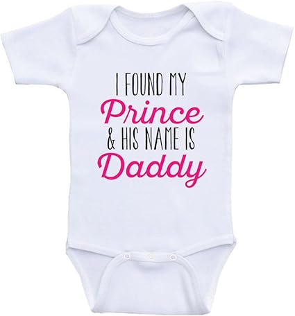 I Found My Prince Prince Daddy Bodysuit Baby Girl Clothes Daddy Daughter Clothes I Love My Daddy Fathers Day Gift Girls Clothing Clothing Bent Hospital Ir