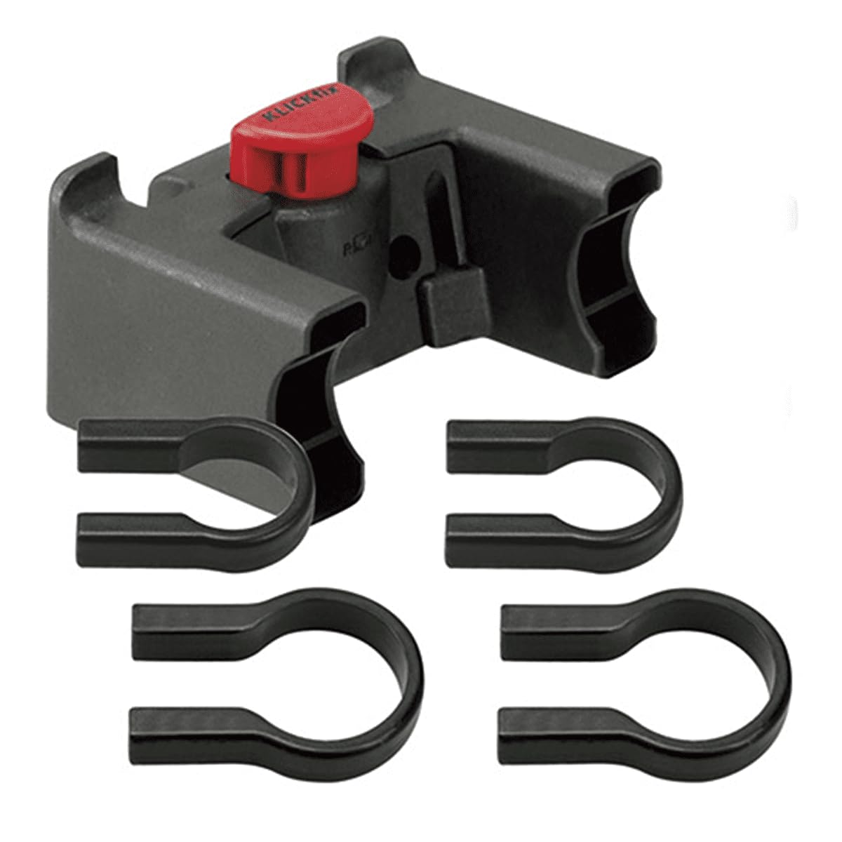 KLICKfix Rixen & Kaul Unisex's KlickFix Handlebar Adapter for Bar Bags and Baskets, Multi-Colour, One Size