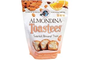 Almondina Toasted Almond Thins Toastees 5.25oz (Coconut Orange Almond)