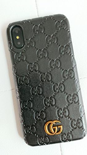 iPhone Xs MAX -US Fast Deliver Guarantee FBA PU Leather Style Case Cover for Apple iPhoneXS MAX Only (Monogram Black)