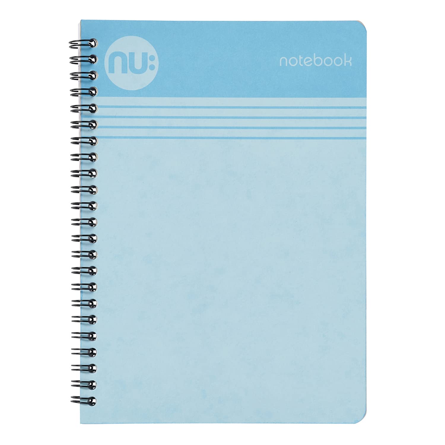 NU: Notebooks - Cloud Pastels Range - A4 Blue Notebook - Wirebound Notebook - 110 Pages (NU004106-FSC)