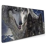 Extended Gaming Mouse Pad Star Wolves Mouse Mat