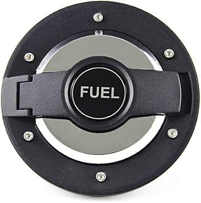 Car Fuel Tank Cap Door Gas Cover for 2007-2018 Jeep Wrangler JK 2/4 Door