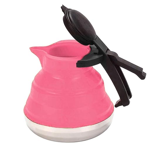 eamqrkt Plegable Agua Cafetera Cocina Silicona Tetera para Viaje ...