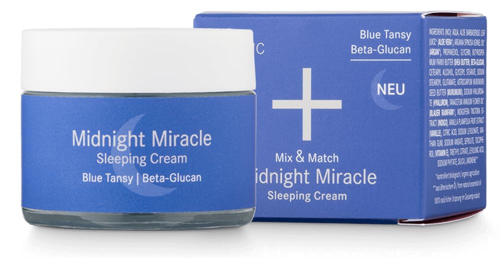 i+m Naturkosmetik i+m® Sleeping Cream 30 ml · Night Cream for Men and Women · Plumping Face Cream for Sensitive, Mixed and Dry Skin · Anti-Ageing Night Cream · Natural Cosmetics, Vegan, Paraben-Free