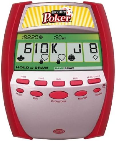big screen poker handheld game