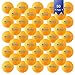 KEVENZ 50-Pack 3-Star 40mm Orange Table Tennis Balls,Advanced Ping Pong Ball