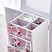 Teamson Kids - Fashion Prints Jewelry Armoire - Giraffe (Baby Pink/White)