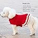 KYEESE Red Dog Sweater Holiday Dogs Sweaters Dress with Bowtie Knit Pullover Warm Ugly Christmas Dog Sweater