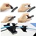 Cable Management Clips (1'' 0.75'') Adjustable Adhesive Nylon Wire Clamps Cable Tie Holder for Car, Home and Office (50 Pack)