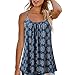 Emimarol Tank Tops for Women Spaghetti Strap Cami Plus Size Tunic Blouses